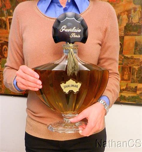 Most Collectible Huge 15in Factice Perfume Bottle Shalimar By Guerlain Xxxr Ebay