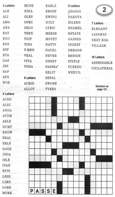Crossword Fill In Puzzles Printable Vocabulary Builders Artofit