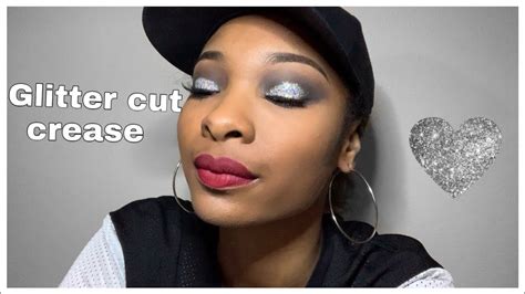 Smokey Glitter Cut Crease Makeup Tutorial Youtube
