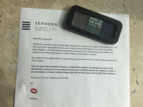 Thank you Sephora and Make Up For Ever! - Beauty Insider Community