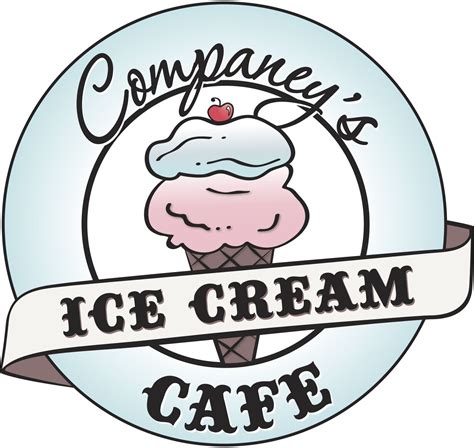 Companey S Ice Cream Cafe Logo Cafe Logo Logo Logo Design