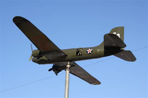Wwii Model Airplane With Paratrooper Picture Free Photograph Photos