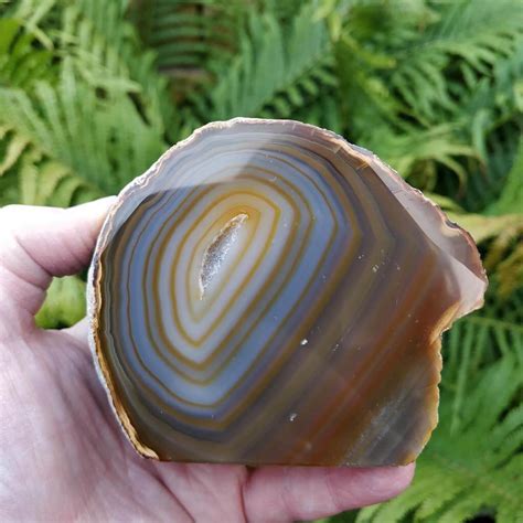 Agate Geode Partially Polished Crystals Of Atlantis