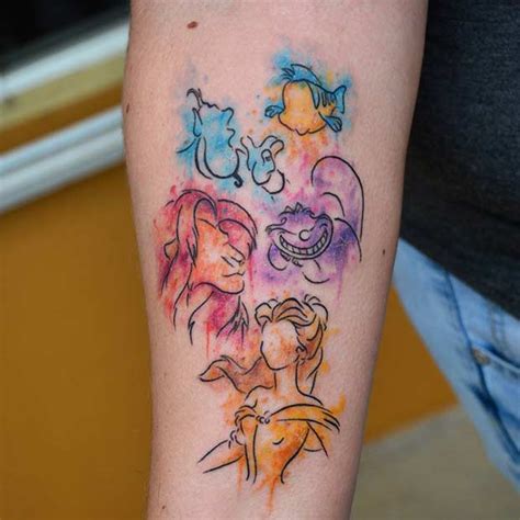 25 Cute Disney Tattoos That Are Beyond Perfect Page 2 Of 3 Stayglam