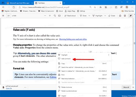 You Can Now Add Comments To Pdf Text Selection In Microsoft Edge Hot Sex Picture