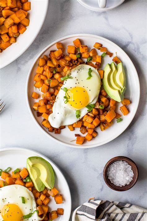 Paleo Sweet Potato Hash And Eggs With Bacon Breakfast Recipe Recipe