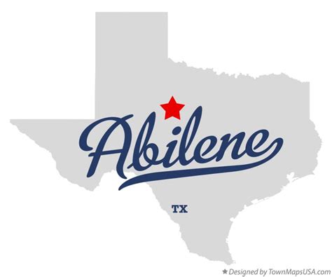 Map Of Abilene Tx Texas
