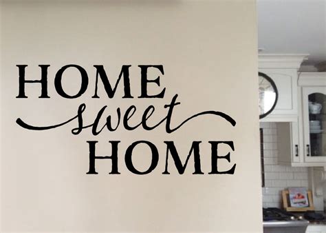 Home Sweet Home Version 1 Vinyl Wall Art Wall Decal Quote