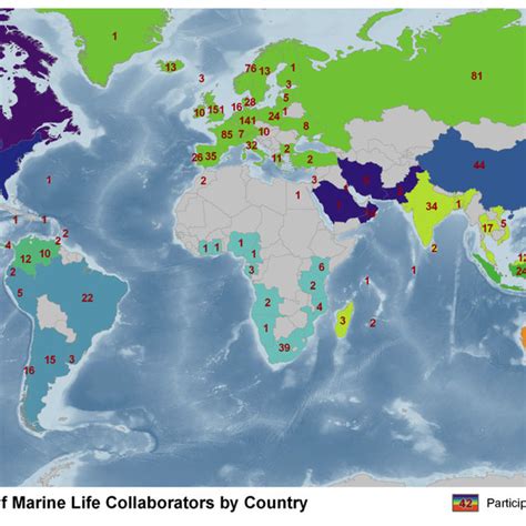 Census Of Marine Life Project Areas Image Coml Download Scientific