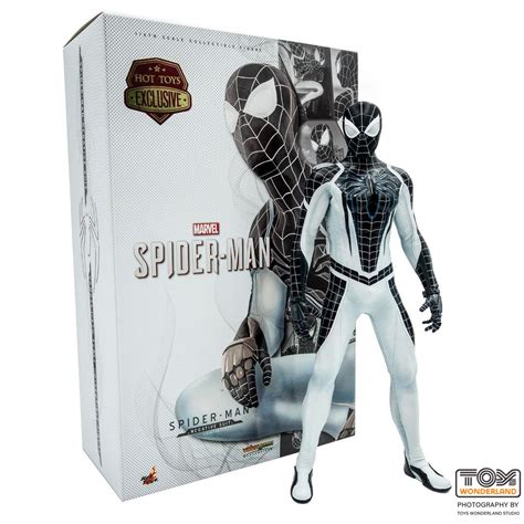 Hot Toys Marvel S Spider Man Spider Man Negative Suit VGM Toys Wonderland