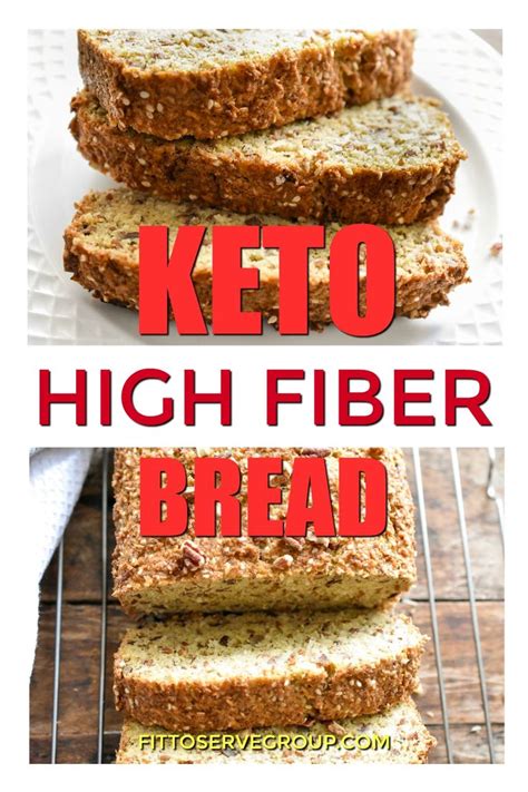 Some people criticize the keto diet for being low in dietary fiber. Keto High Fiber Bread in 2020 | Fiber bread, High protein ...