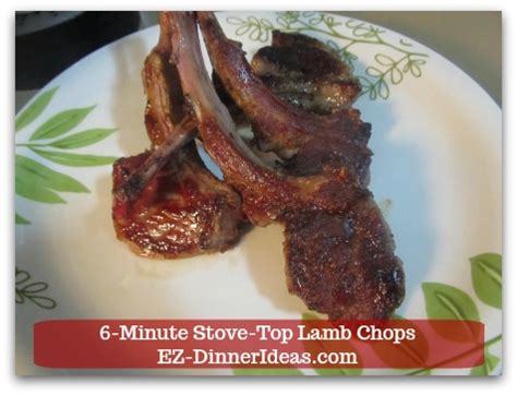To cook lamb shoulder chop in an oven, use a cast iron skillet. Easy Lamb Chop Recipe | 6-Minute Stove-Top Lamb Chops