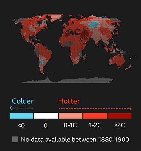 How Much Warmer Is Your City Bbc News