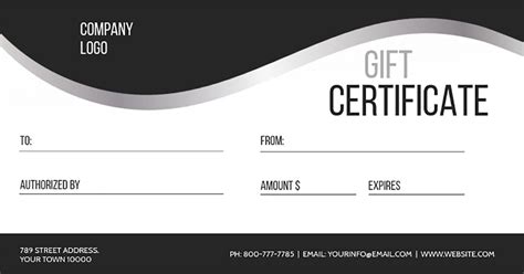 Free Gift Certificate Templates You Can Customize