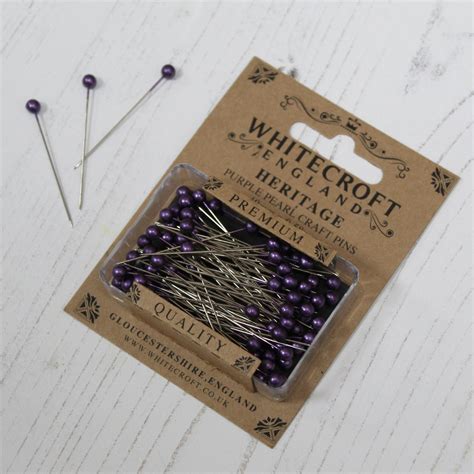 Whitecroft Heritage Pearl Head Craft Pins For Dressmaking Etsy