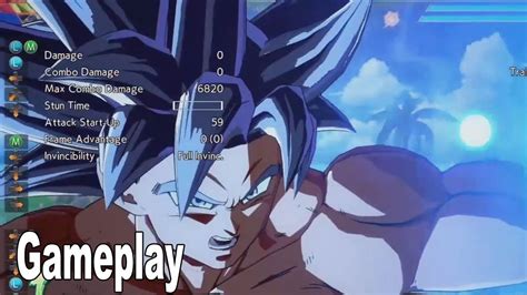 Dragon Ball Fighterz Ultra Instinct Goku Training Gameplay Hd 1080p