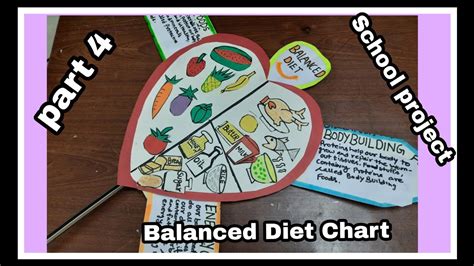 Balanced Diet Chart School Project How To Make Balanced Diet