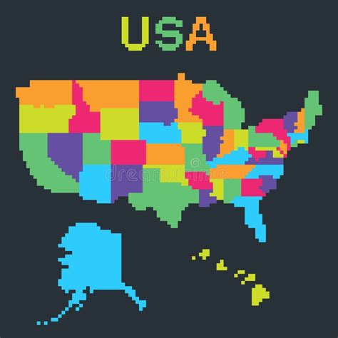United States Pixel Art