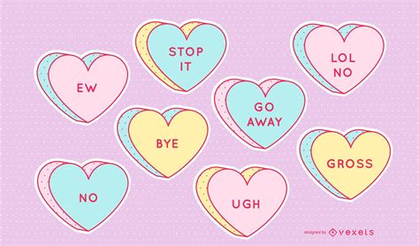 Mean Anti Valentines Day Candy Conversation Hearts | sites.unimi.it