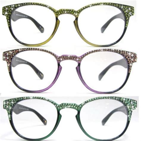 Women S Reading Glasses In 2020 Sparkly Reading Glasses Designer Eye Glasses Fancy Glasses