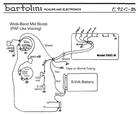 bartolini bass pickup wiring diagrams wiring diagram