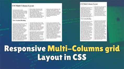 3 Column Responsive Layout Html Css Css For Three Column Layout