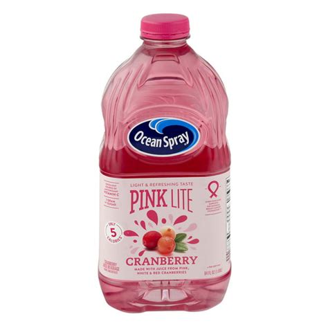 Ocean Spray Pink Lite Cranberry Juice Drink64 Fl Oz
