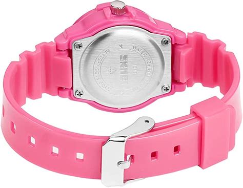 Kids Watches For Girls Ages 5 7 Pu Band And 50m Waterproof Watch
