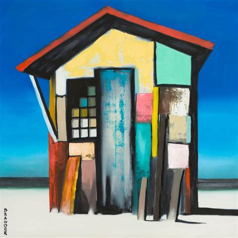 Garry Brander Gum Drops Beach Den Oil On Canvas By Contemporary