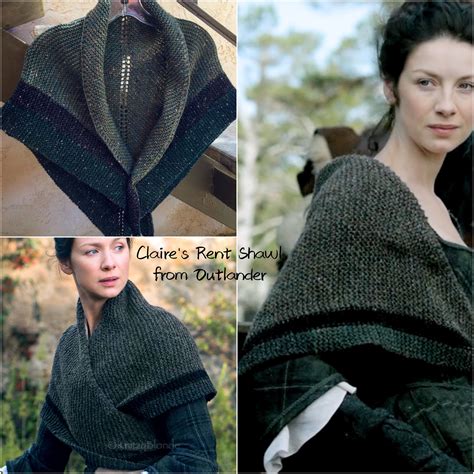 Claires Rent Shawl From Outlander Hand Knit By Knitzyblonde