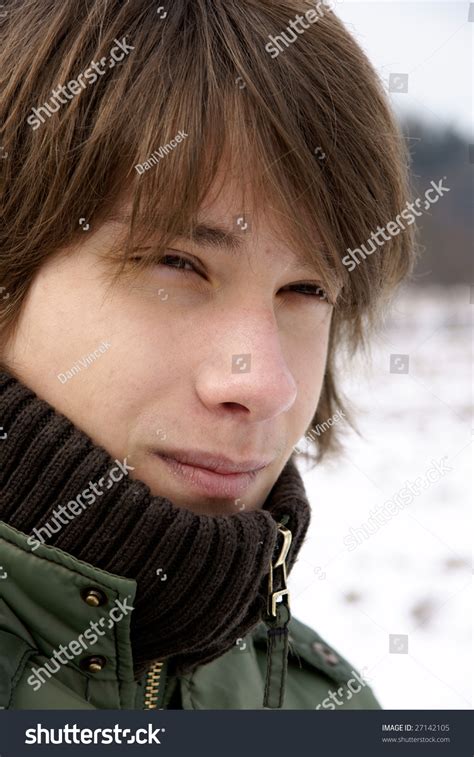 Portrait Handsome Teen Boy Outside Stock Photo 27142105 Shutterstock
