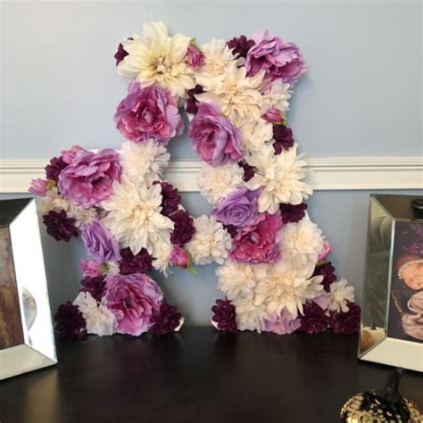 Give your home a warm welcome. Floral Foam Letter - CraftCuts Community