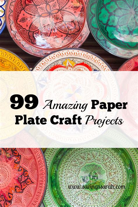 Why not make golden snitch plates to eat off at a harry potter party? 99 Amazing Paper Plate Craft Projects - Earning and Saving with Sarah