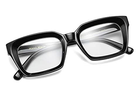 Feisedy Classic Square Eyewear Non Prescription Thick Glasses Frame For Women B2461 Health