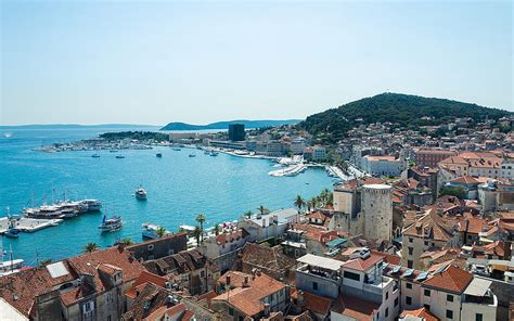 Split Adriatic Sea Coast Resort Beaches Summer Dalmatia Croatia