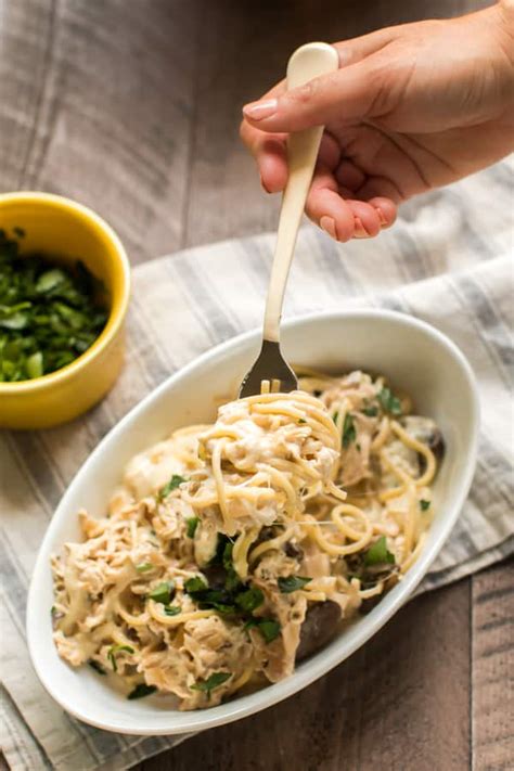 Slow Cooker Chicken Tetrazzini - The Magical Slow Cooker