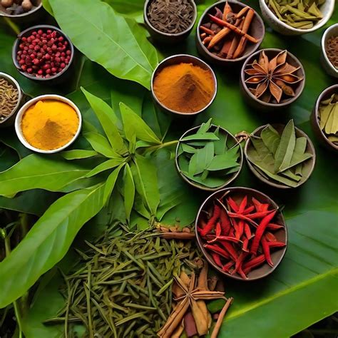 Premium Ai Image Sri Lankan Spices In The Green Nature Ai
