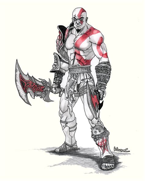 Kratos Desenhos Tatuagem De Medusa