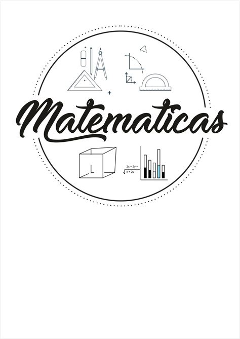 Portadas De Matematicas Para Colorear Faciles