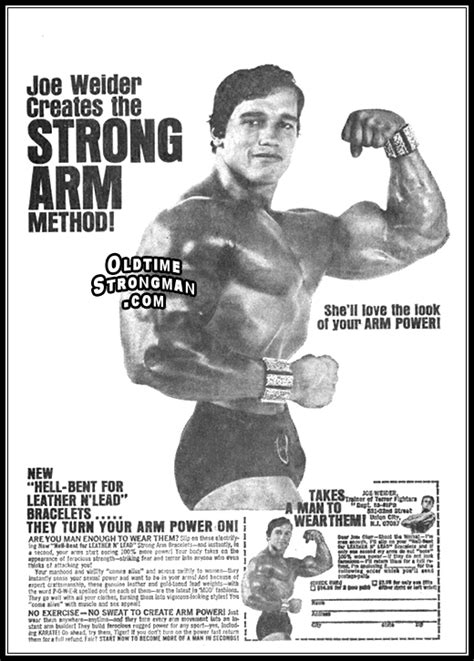 Joe Weider Creates The Strong Arm Method