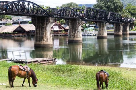 Kanchanaburi Thailand Bridge Over The River Kwai Province Sumalee