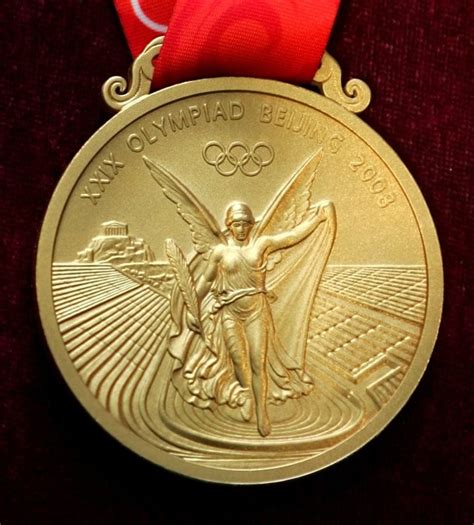 Close Ups Of Olympic Medals