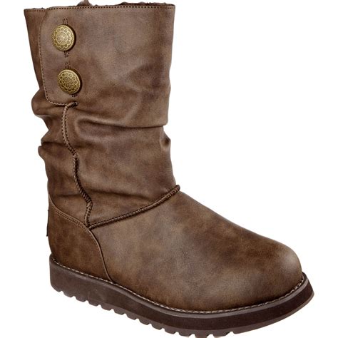 venta skechers women s keepsakes big button slouch tall winter boot en stock