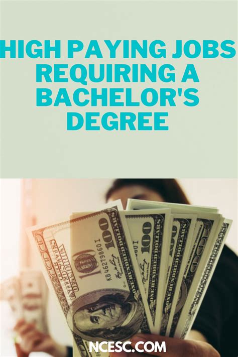 High Paying Jobs Requiring A Bachelors Degree Updated