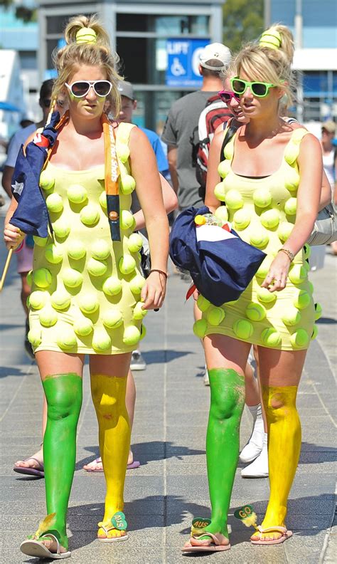Some Lovely Ladies Having A Balls At The 2013 Australian Open