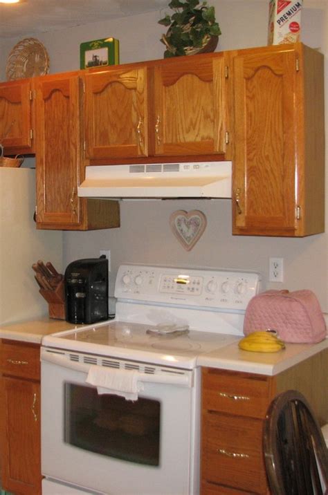 Our cabinets were 12″ deep, so this was perfect. Kitchen Cabinets: Take them up to the ceiling, or not?