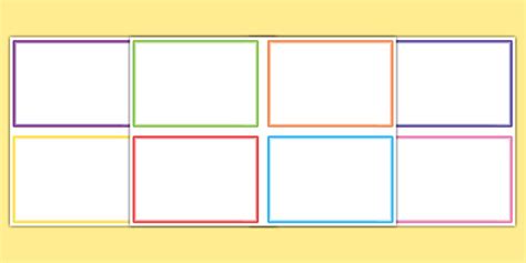 Cue Card Templates Editable Cards Primary Resource Intended For 11