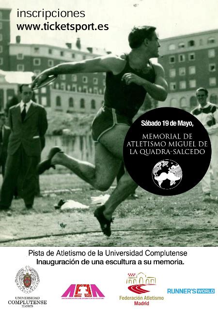 Inauguraci N Escultura Memorial De Atletismo Miguel De La Quadra