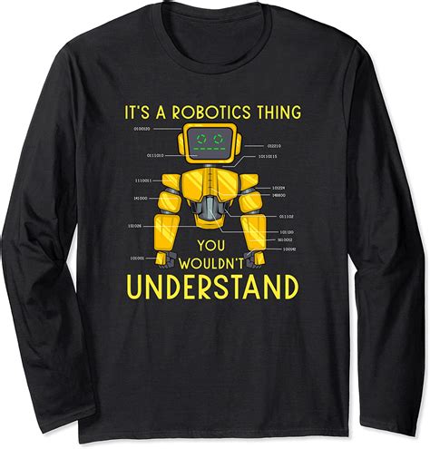 Retro Robotics Robot Boys Girls Kids Long Sleeve T Shirt