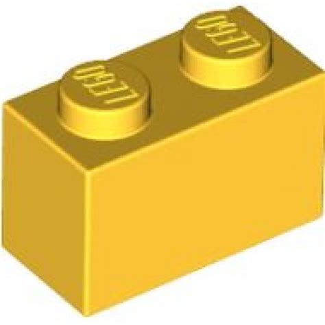 Lego 1 X 2 Brick Yellow